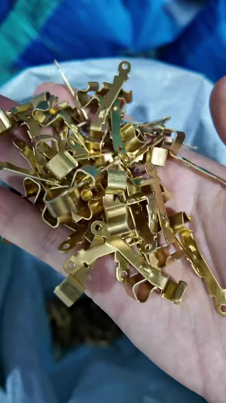 Brass grounding contacts and clips